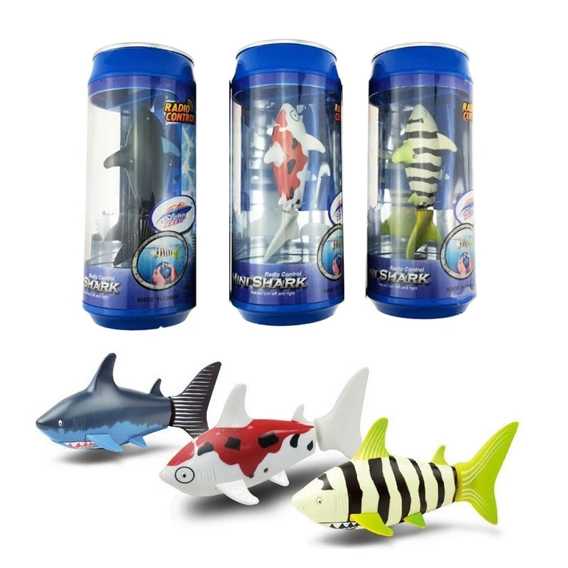 RC Пульт Дистанционного Управления Акула Карманный мини пластиковые игрушки рыбы