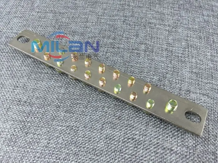 1pcs 2.5*25 17 hole zero row terminal copper bar power distribution box line | Обустройство дома