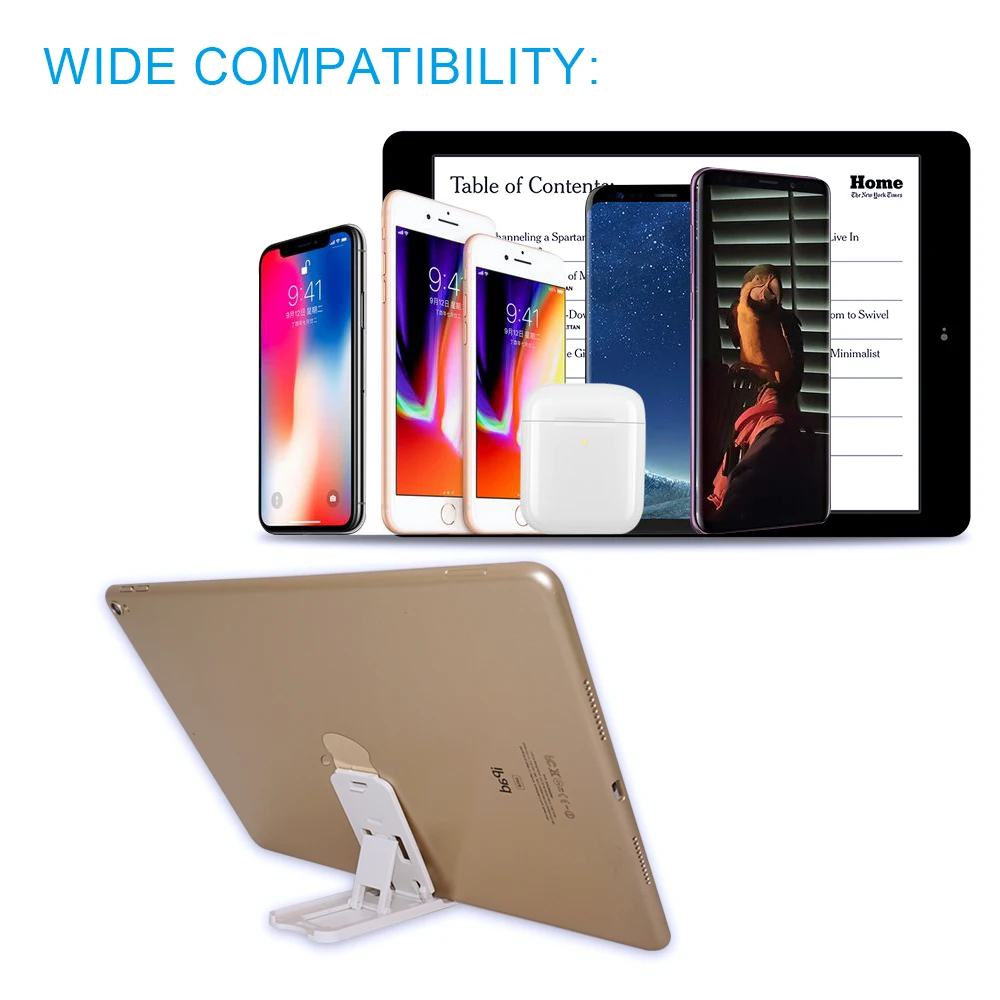 Настольная мини подставка для iPad складной держатель Apple Pro 9 7 10 5 планшета iPhone
