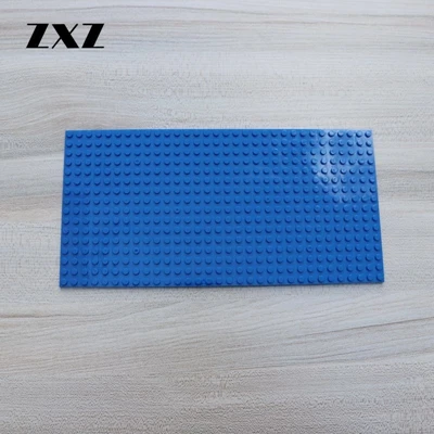 Dark Blue 10 цветов двухсторонние 16*32 точки DIY строительное основание для блоков совместимый с лего фигурки для детских игрушек 5 шт./партия - Цвет: Dark Blue
