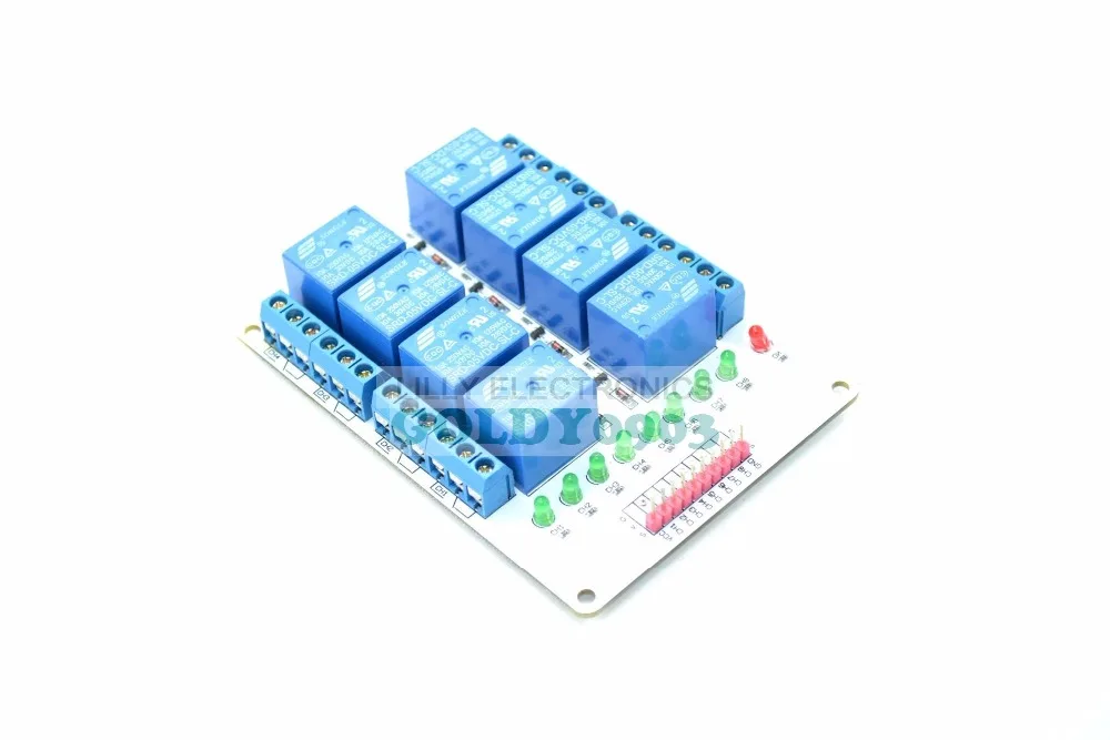 Плата расширения релейного модуля Arduino 8 каналов 5 В TTL 30 переменного тока 250 10