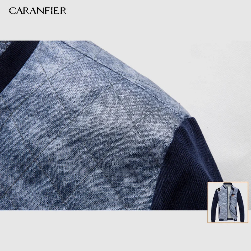 Новинка 2019 мужская куртка CARANFIER модная одежда Высококачественная брендовая с