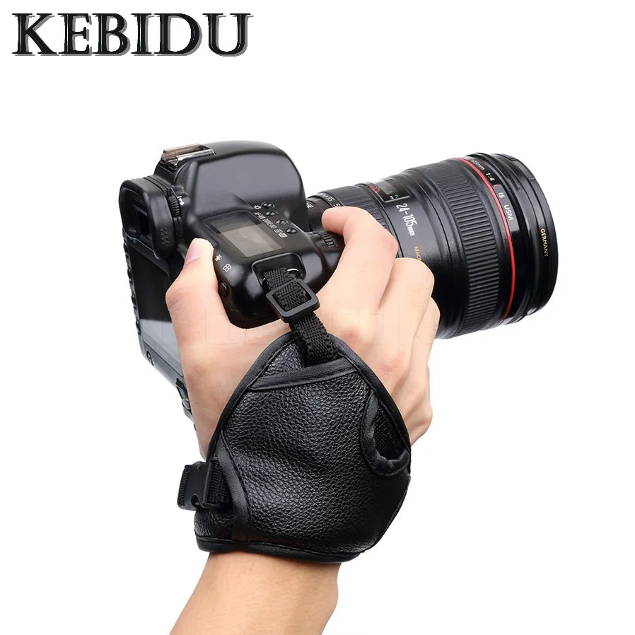Ремешок на запястье из искусственной кожи Kebidu для камеры Canon Sony SLR/DSLR Nikon D7100 D5500 D5300