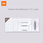 Оригинальный набор xiaomi mijia HL для ванной комнаты, 5 в 1, ящик для хранения крючков для мыла и держатель телефона для ванной комнаты, инструмент для душевой комнаты