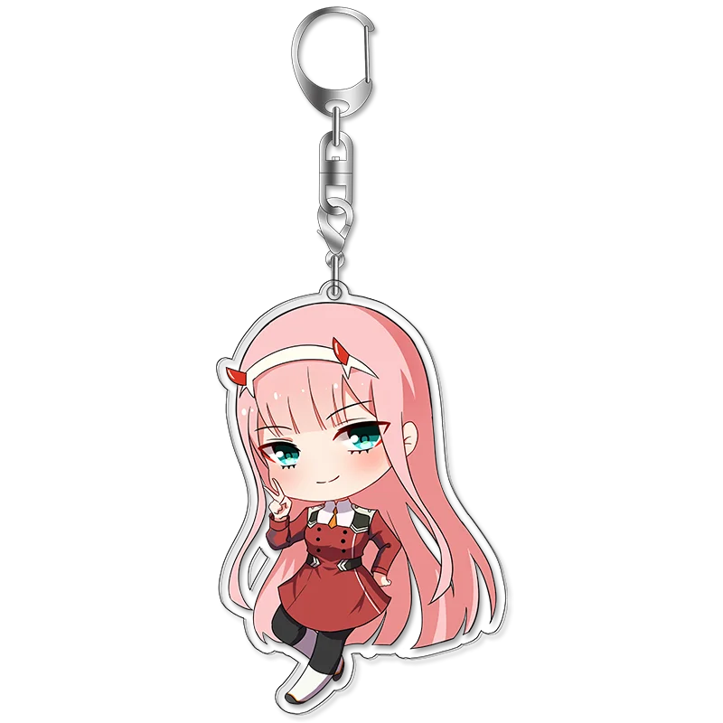Милый акриловый брелок DARLING in the FRANXX DITF 02 для ключей телефон шарм косплей реквизит|