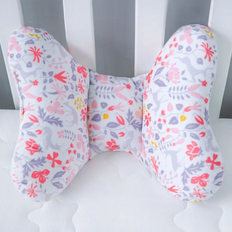 Color floral Muslinlife хлопковая подушка для детского сиденья, подушка для поддержки головы, детские подушки для сна, Антистатическая Прямая поставка - Цвет: Color floral