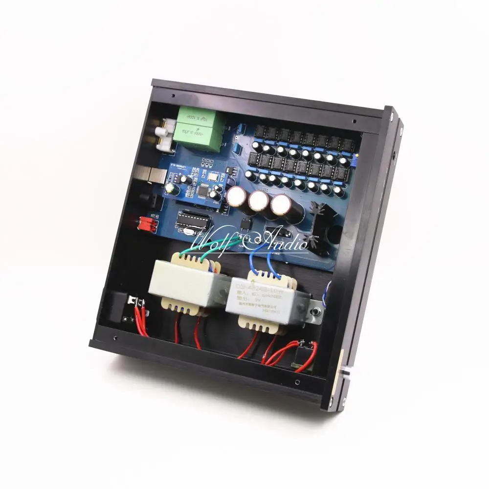 Новый список 16X параллельный TDA1543 HiFi аудио DAC декодер PCM2706 USB DAC|Усилители мощности|