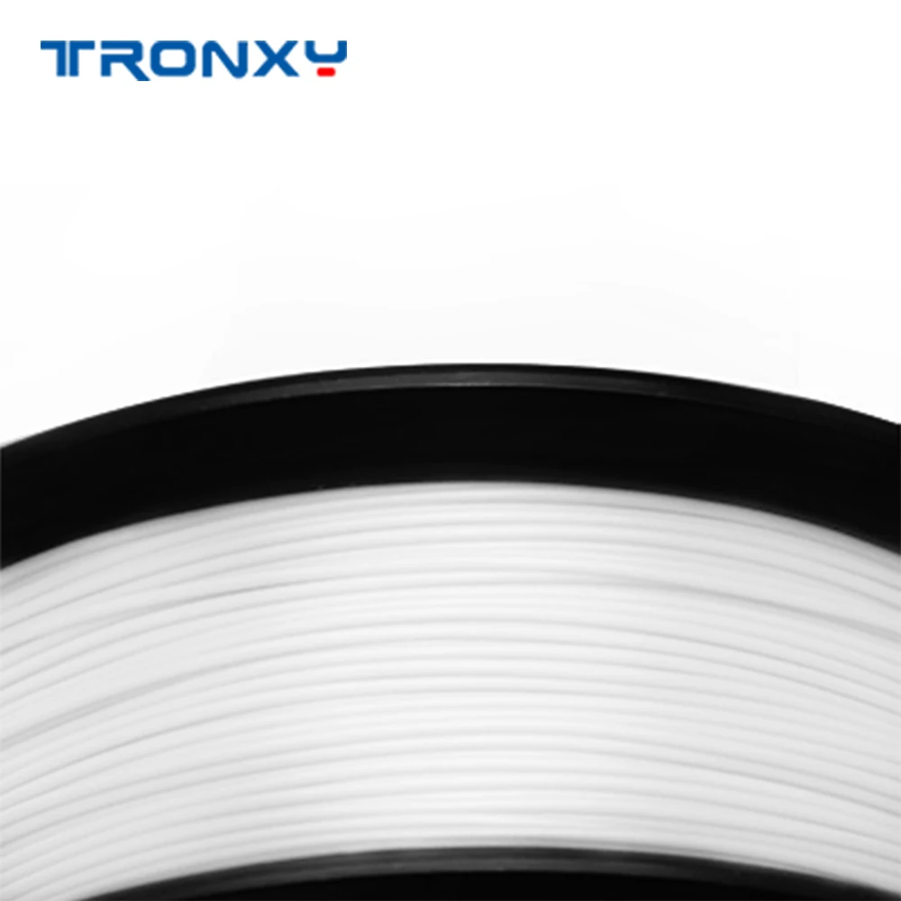 TRONXY высокая интенсивность печати материал PLA нити 1,75 мм пластик 3d принтер 1 кг/рулон резиновые расходные материалы Корабль из Испании - Цвет: White