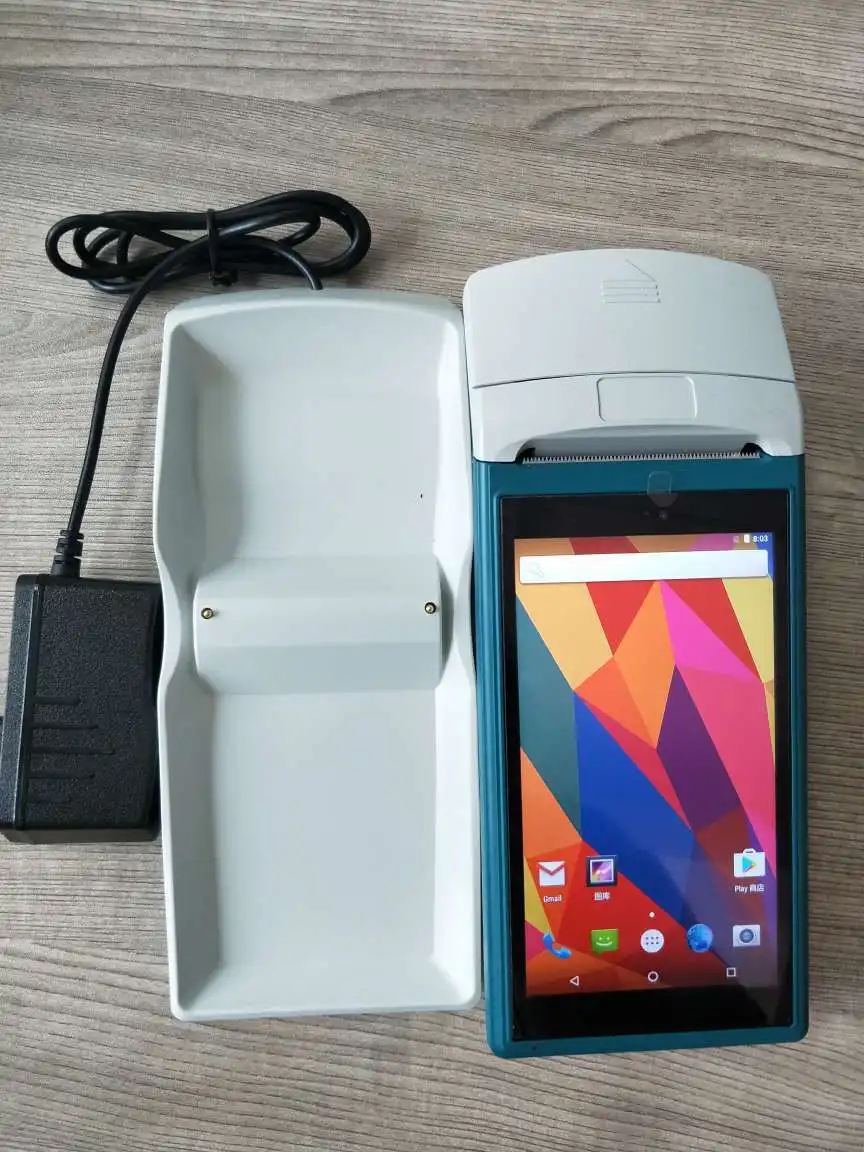 Android сенсорный экран Мобильный POS терминал с принтером ZKC5501 | Компьютеры и офис