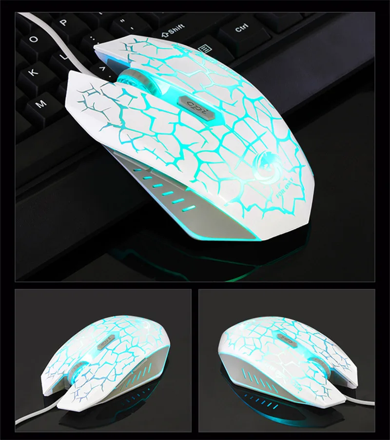 Игровая мышь профессиональная линия друзья компьютерная мышь USB 6 кнопок Мыши для ПК ноутбук игра геймер цветные огни