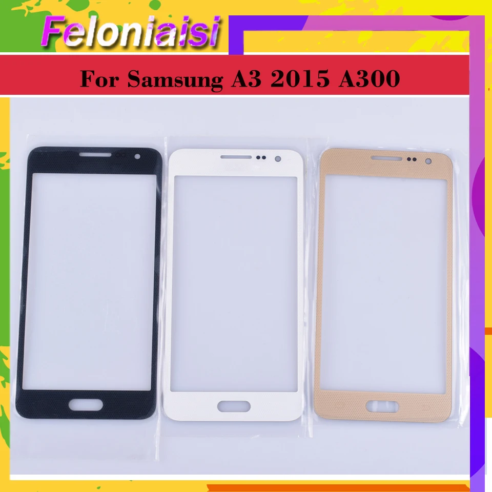 Для Samsung Galaxy A3 2015 A300 A300H A300F A300M A3000 сенсорный экран передняя стеклянная панель