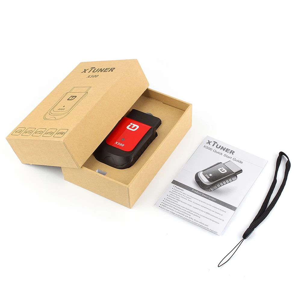 Xтюнер X500 Bluetooth Android OBD2 автомобильный диагностический инструмент авто для ABS