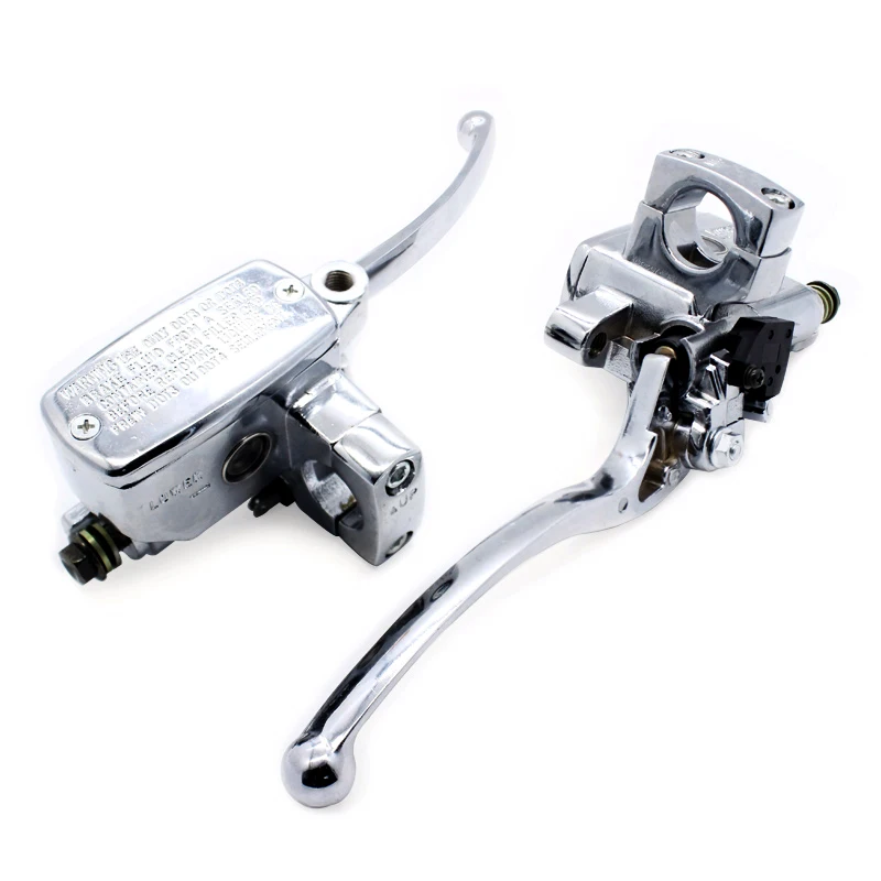 Хромированные рычаги на руль мотоцикла 7/8 дюйма для Honda CBR250 CBR400 CB400 CB750 CB1000 VTEC