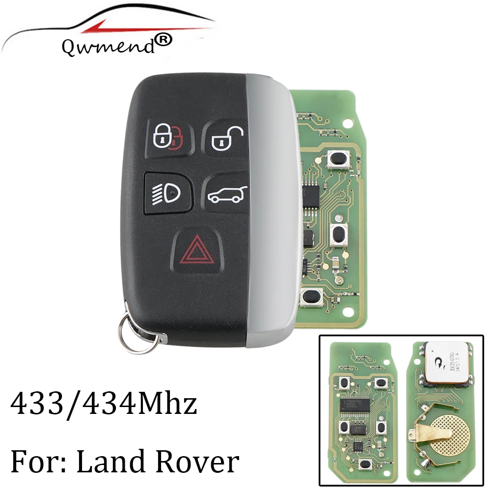 433/315 МГц 5 кнопок умный дистанционный брелок для Land Rover Discovery Freelander Sport Evogue LR4 Luxury 2010