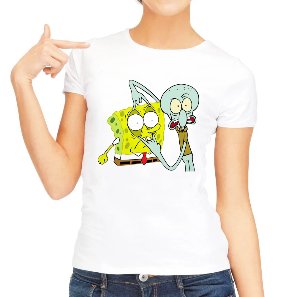 Wubba Lubba Dub женская футболка с принтом из мультфильмов Повседневная Базовая