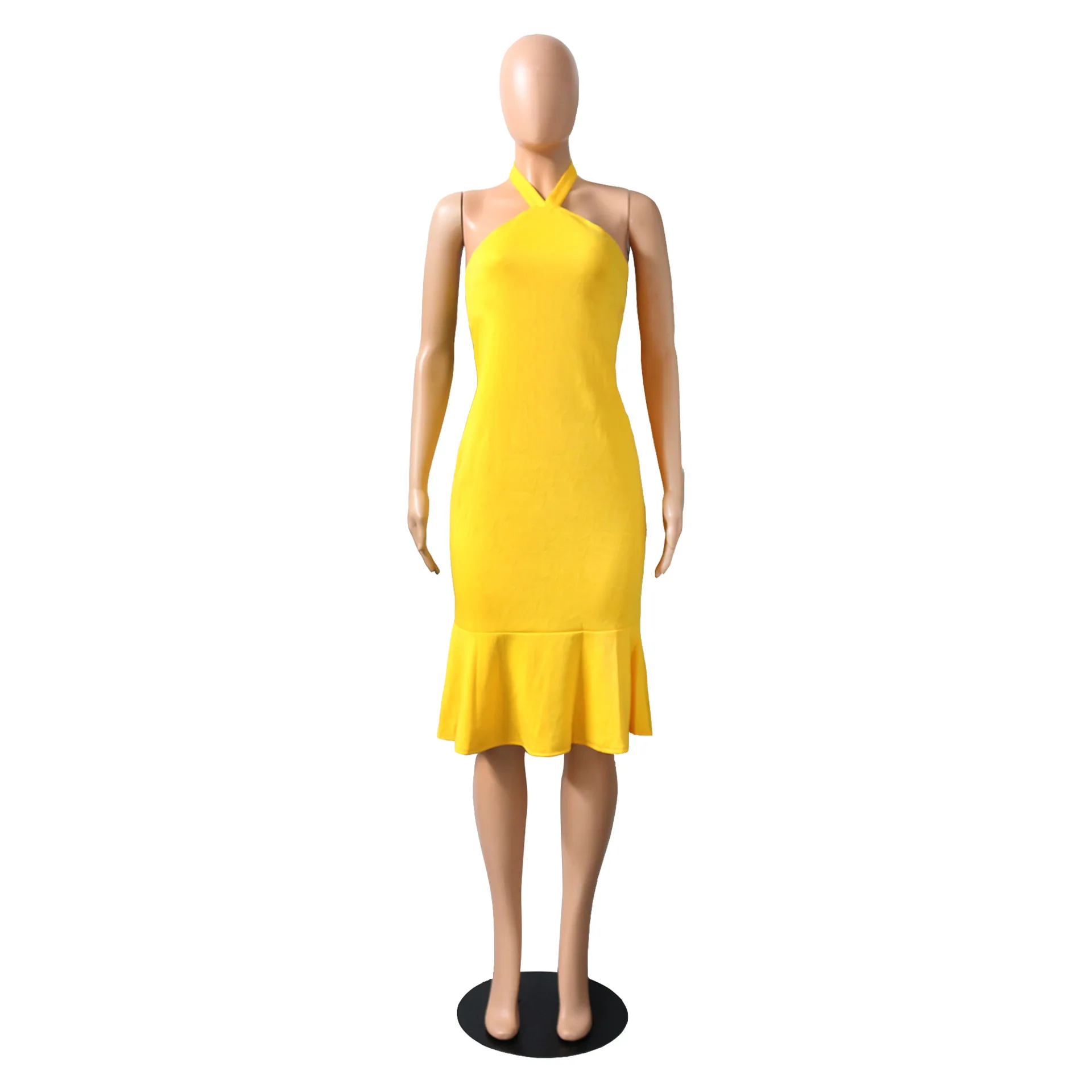 Женское облегающее платье с лямкой на шее открытыми плечами|vestido de renda|party dressesvestidos