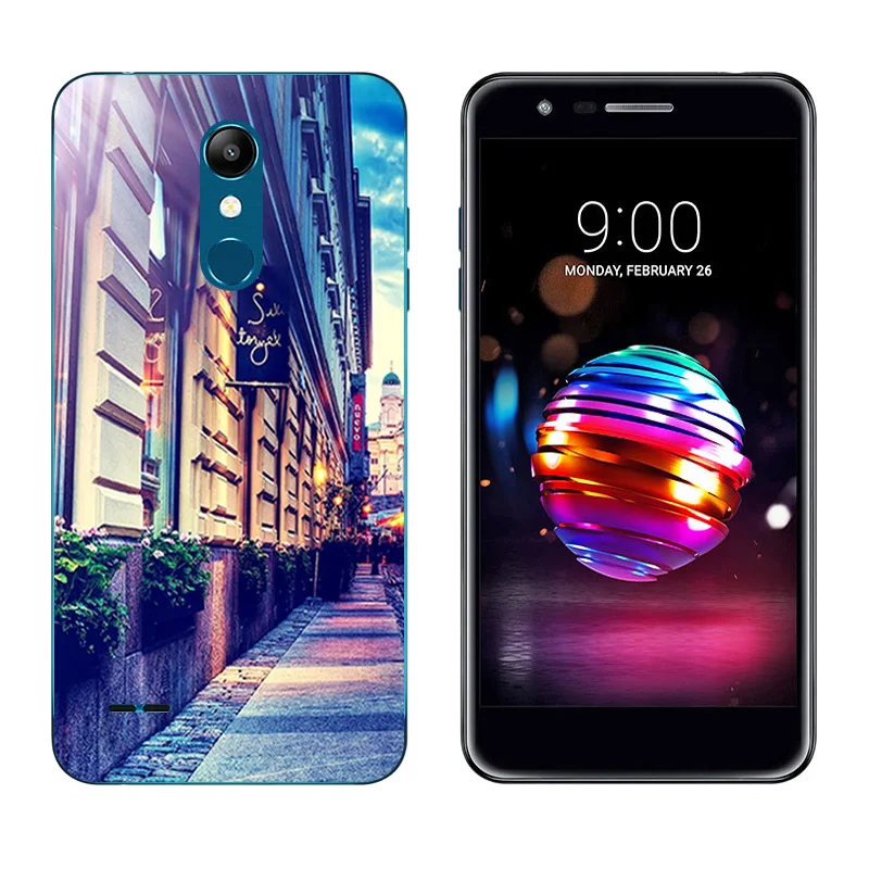 Для LG K11 Плюс/K11a 2018 Мягкий силиконовый чехол выражение печати задняя крышка из