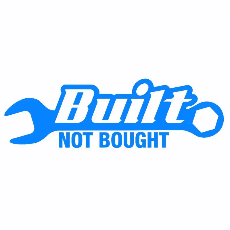 HotMeiNi наклейка для автомобилей Jdm Стайлинг на бампер окно водонепроницаемое Built Not