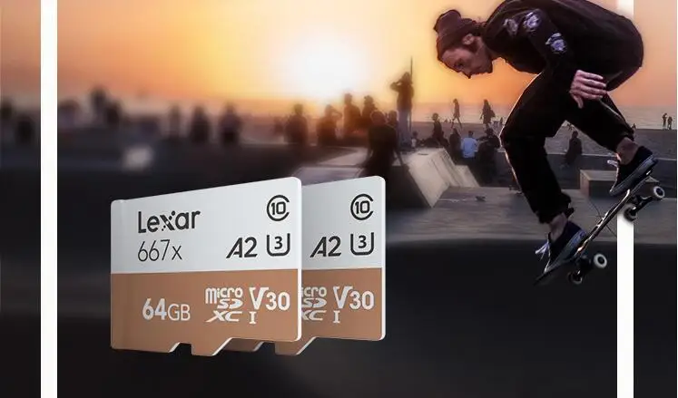 Lexar TF карта и адаптер и считыватель 256 ГБ 667x Micro SD карты Адаптеры 3,0 USB ридеры 128 ГБ SDXC карта памяти 64 Гб набор карт памяти