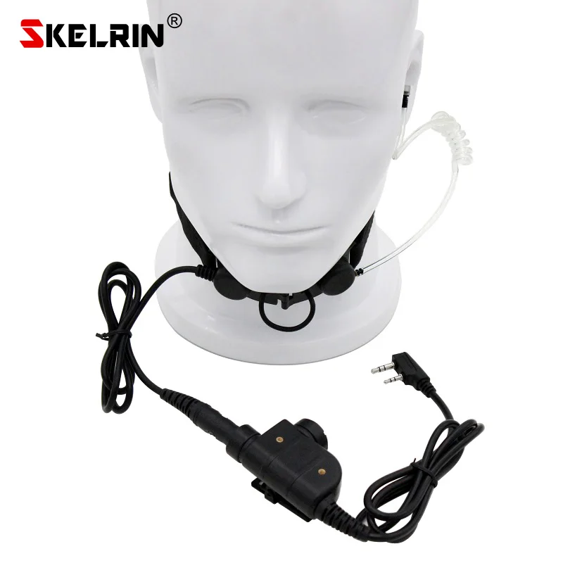 Z Тактический горло Mic Z003 наушник с Silynx PTT для Walkie Talkie BaoFeng UV 5R 5R5 82HP GT 3 BF 888S TH UV8000D KD