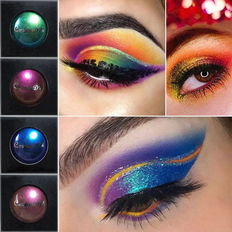 Natural Glitter EyeShadow Waterproof Changing Make Up Eyeshadow Palette Shiny Eye Shadow Bling Diamond Metallic Cosmetic |