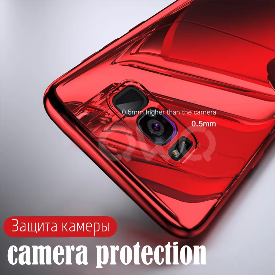 360 градусов Покрытие Зеркальные Чехлы для samsung Galaxy S9 S8 S10 Plus S7 Edge полное покрытие защитный чехол для samsung Note 9 8 чехол
