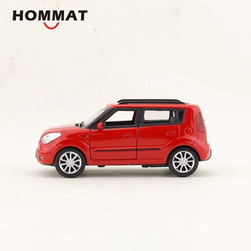 Модель автомобиля HOMMAT Welly 1:36 модель из сплава KIA Soul литой и игрушечный автомобиль