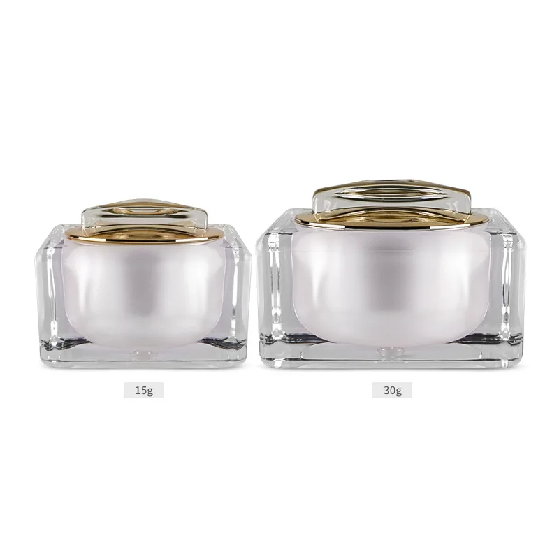 1 шт. 30 г квадратный акриловый коробок крем бутылка коробка для крема