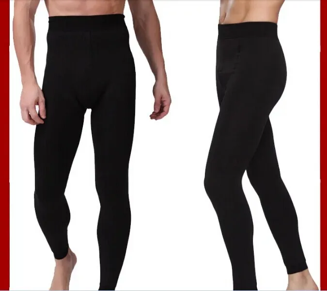men long johns thin elastic line pants male fashion cotton lycra hot&ampsexy man's underpants legging tigh | Мужская одежда