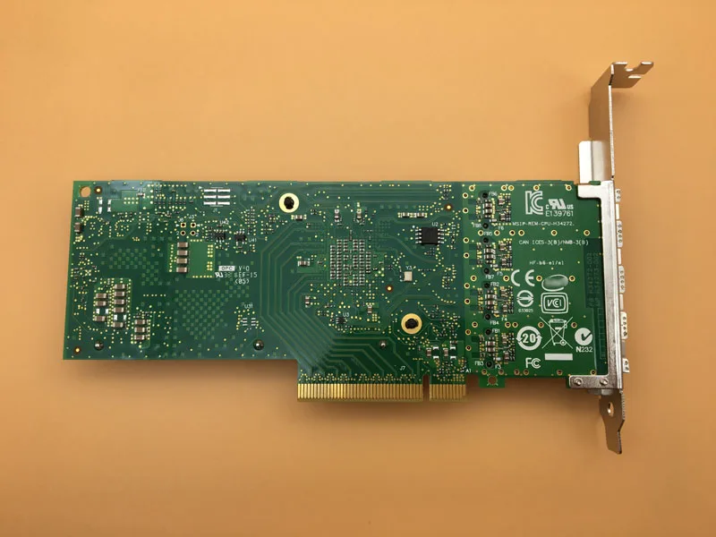 4 порта SFP 10G PCIE X8 LC оптоволоконный Ethernet конвертер сетевой адаптер NIC X710 DA4