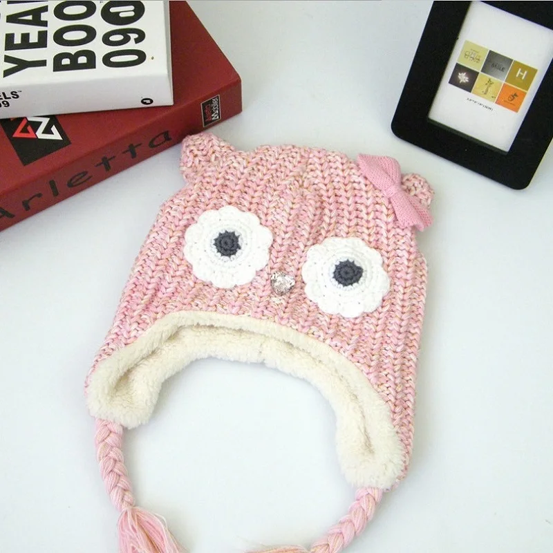 Детская зимняя шляпа в виде совы KF079 | одежда и обувь