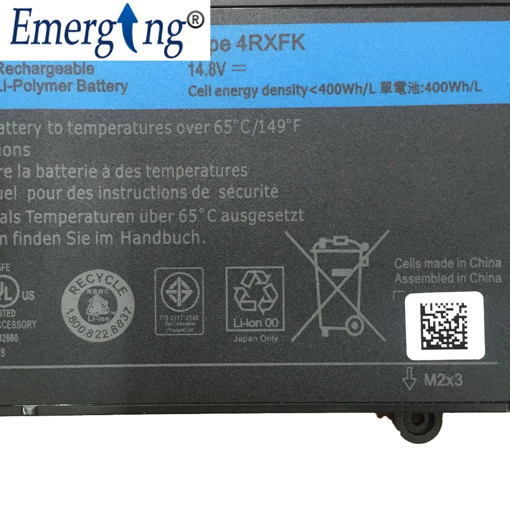 Оригинальный Новый аккумулятор для ноутбука Dell XPS 14 L421X 8 в 69 Вт/ч ультрабук L421x