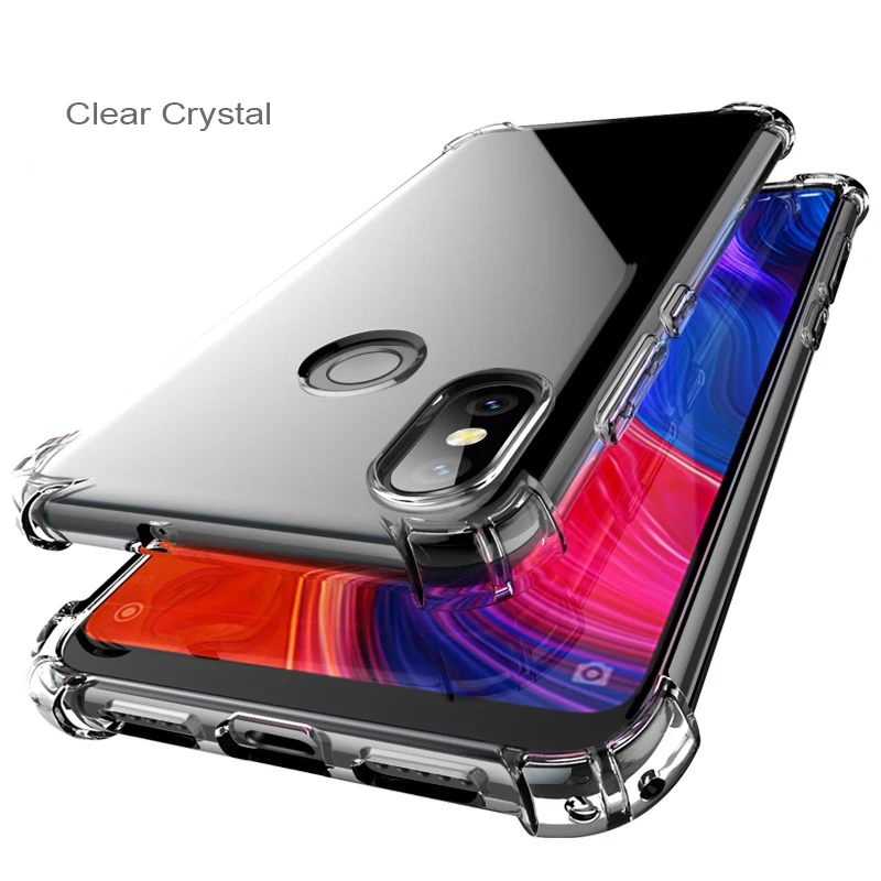 JCDA чехол Xiaomi mi 8 Lite красный Note 6 Pro S2 Y2 противоударный ТПУ Мягкие силиконовые