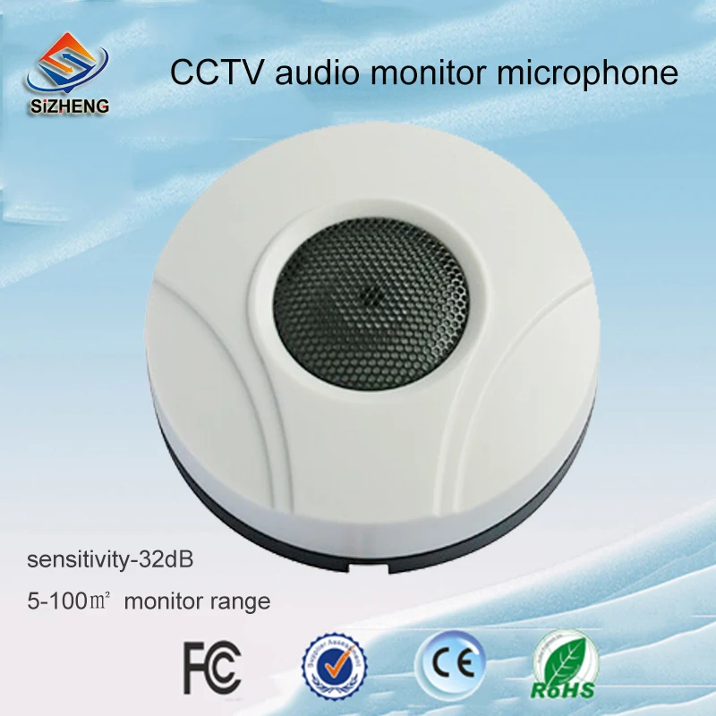 Sizhengcott qd60 высокое высокую чувствительность видеонаблюдения Аудио Микрофон Голос