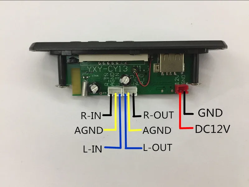 Smart Electronics 4.2Bluetooth MP3Decoder Board 12V Wireless Audio Module for Car headphone playback Bluetooth hands-free call |