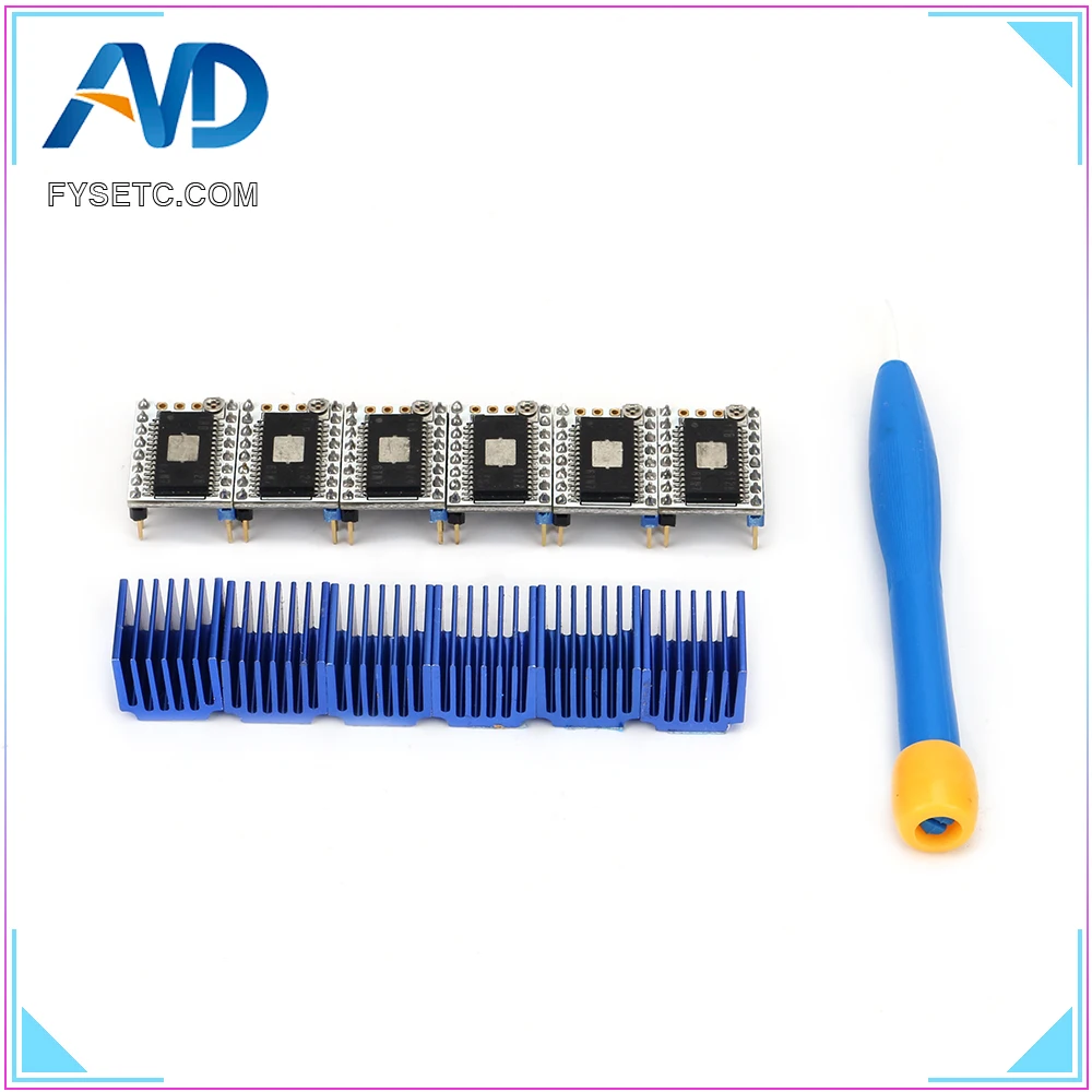 Драйвер шагового двигателя Stepstick S6128 V1.1 3D принтер THB6128 чип до 2 А пиковый ток
