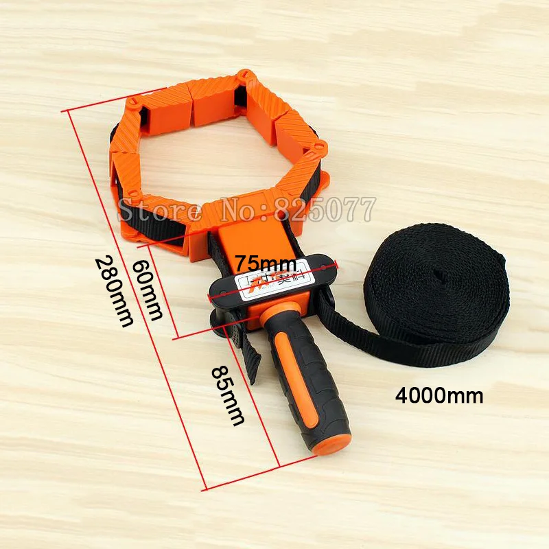 Многофункциональный зажим для деревообработки регулируемый ленточный