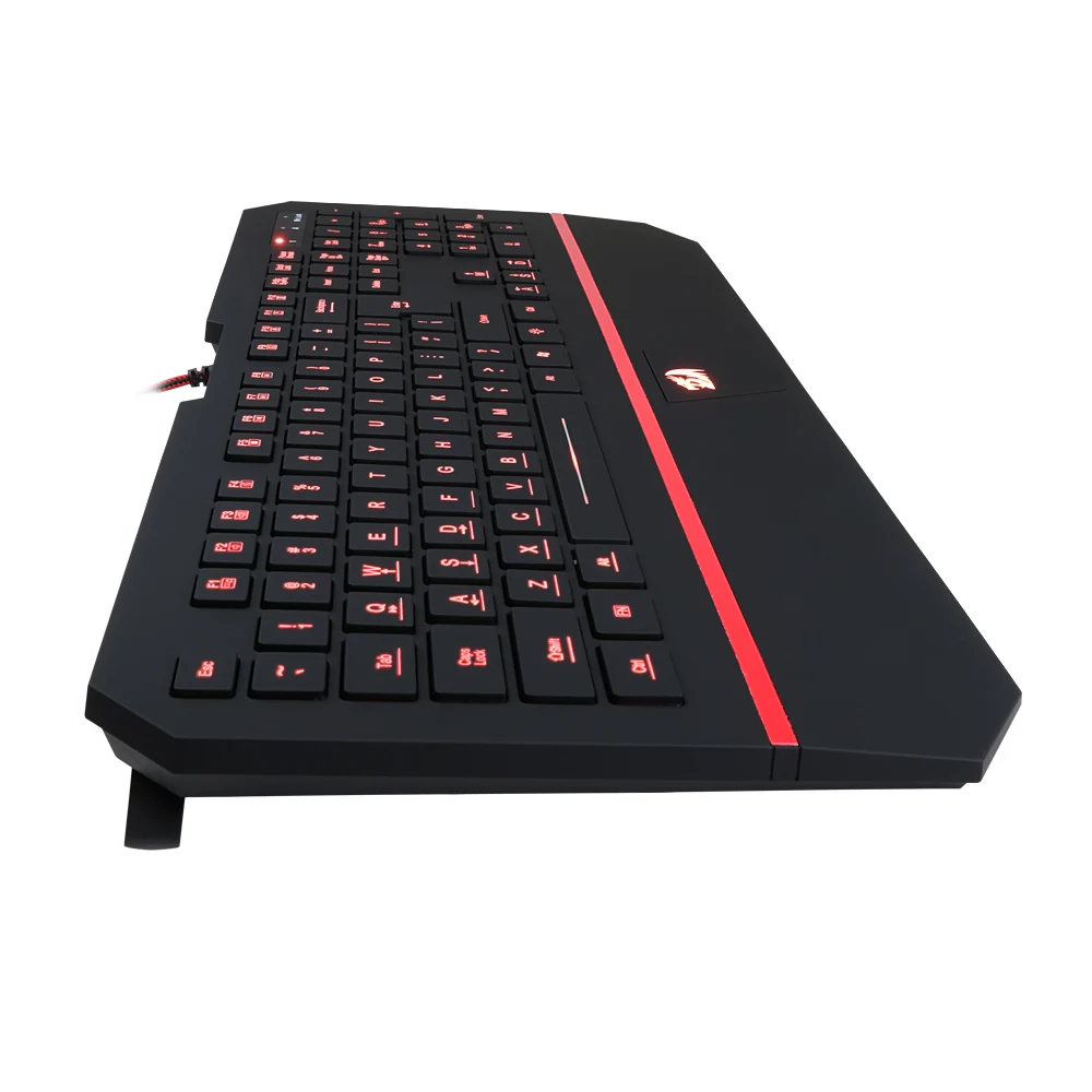 Redragon K502 1 Silent испанский игровой светодиодная подсветка клавиатуры Клавиатура с