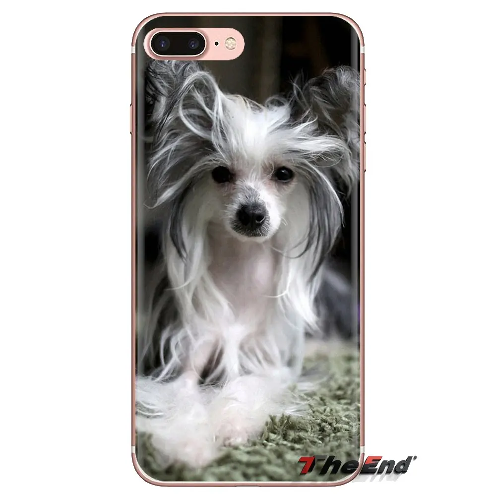 Silicone Shell Covers For Huawei Nova 2 3 2i 3i Y6 Y7 Y9 Prime Pro GR3 GR5 2017 2018 2019 Y5II Y6II Dog of breed Chinese crested |