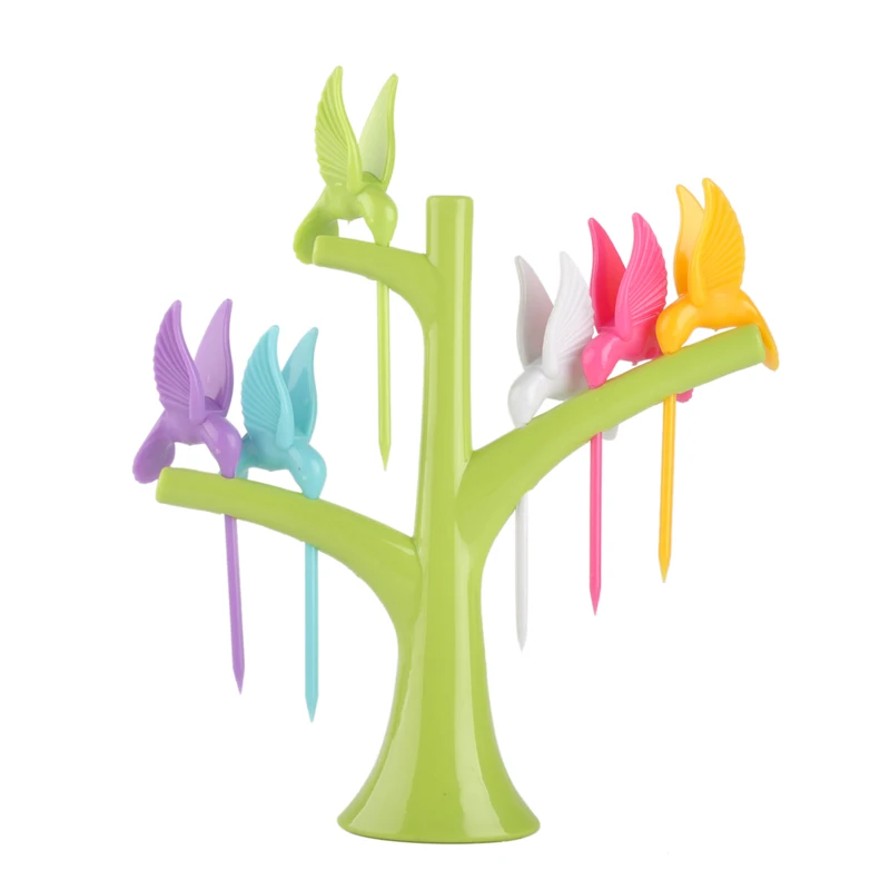 Животные птица фрукты вилка набор зубочисток кухонные принадлежности