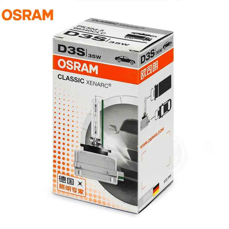 1X OSRAM D3S 66340CLC 35 Вт 4200 к классический ксеноновый HID OEM головной светильник Германия