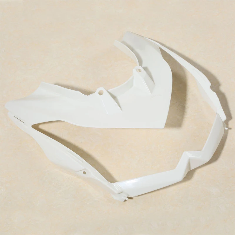 Неокрашенный Белый верхний передний обтекатель для мотоцикла Kawasaki Z1000 10-13 12