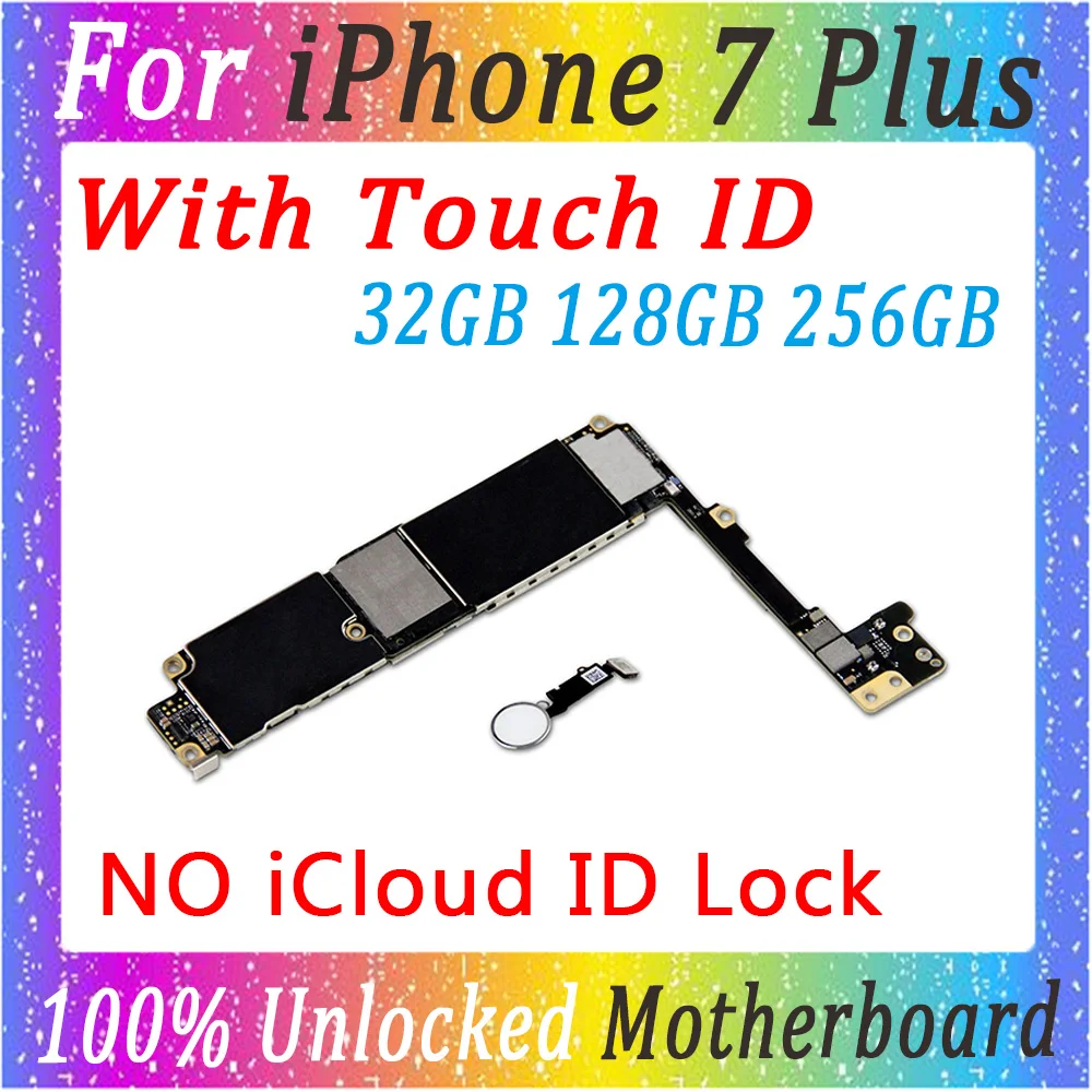 32 Гб 128 ГБ 256 оригинальная материнская плата для iphone 7 Plus 5 дюйма разблокирована p с