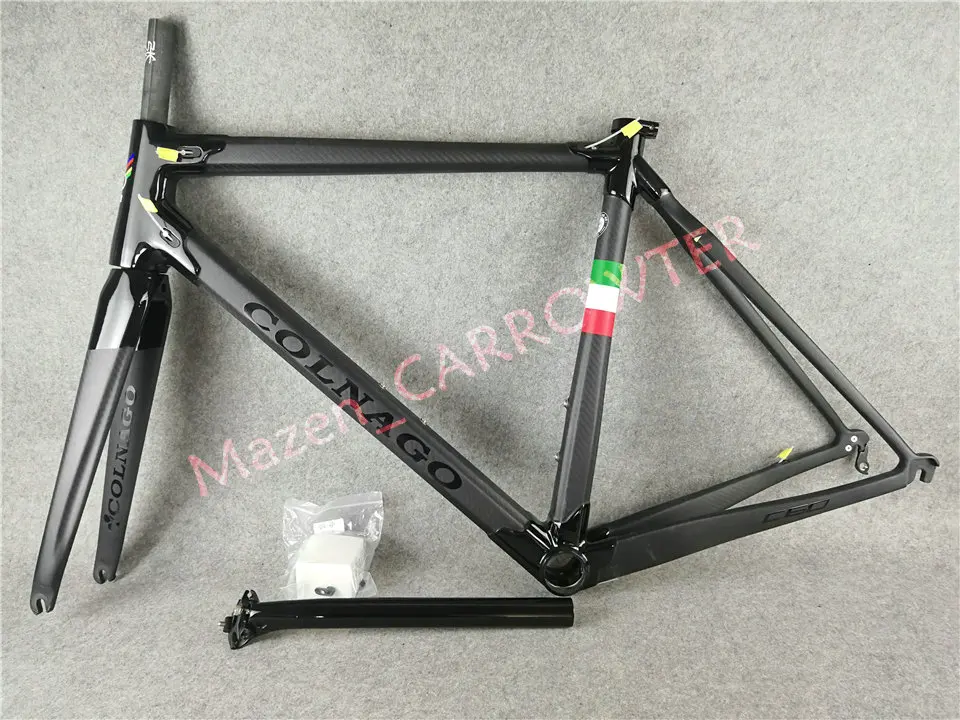 18 цветов T1000 CARROWTER Colnago C60 карбоновая рама для дорожного велосипеда с 48/50/52/54/56 см BB386 3 к матовая/глянцевая