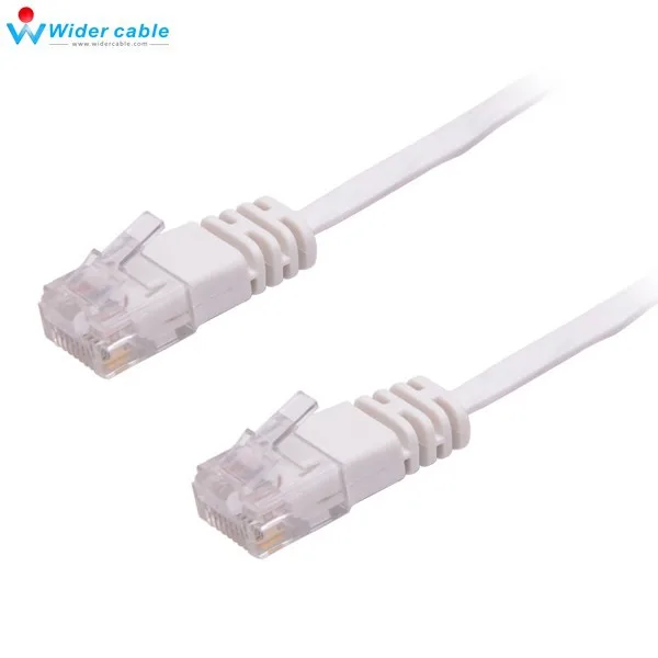 Сверхтонкий кабель Ethernet 2 фута белый цвет 32AWG тонкий интернет-шнур Lan голая медь