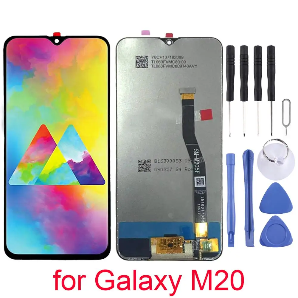 Супер TFT для Samsung Galaxy M20 кодирующий преобразователь сенсорного экрана в сборе A530DS