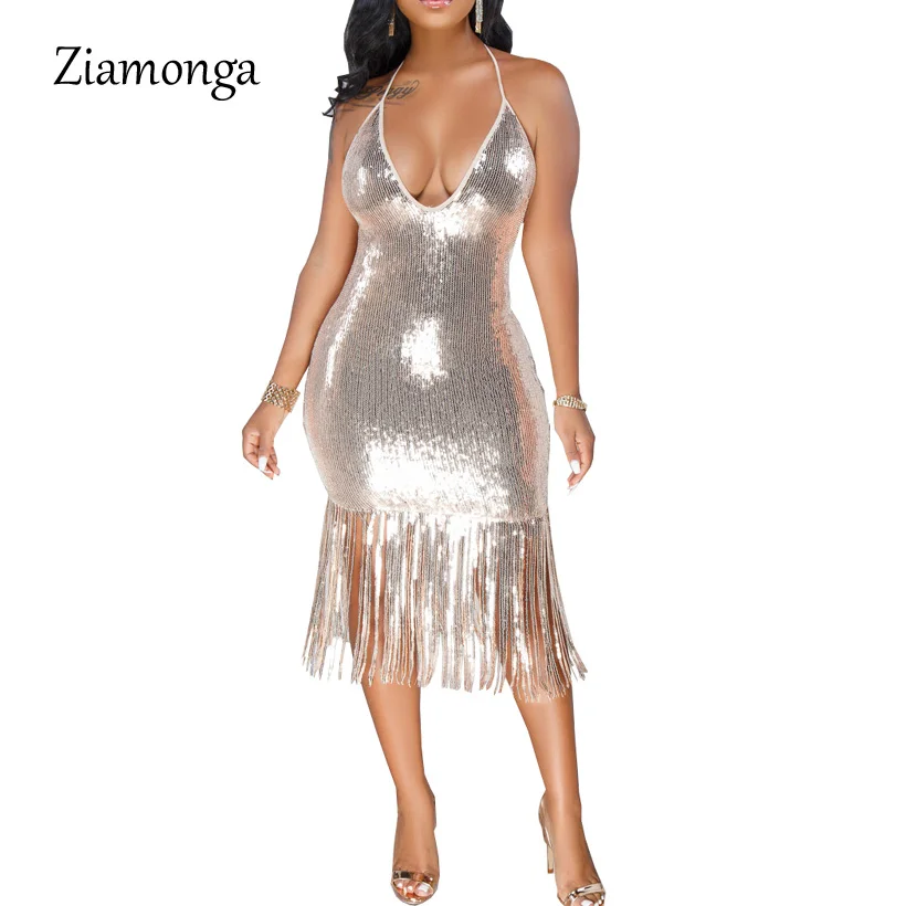 Ziamonga 2019 модное летнее платье миди без рукавов Бандажное для по|bandage dress|dress runwayparty