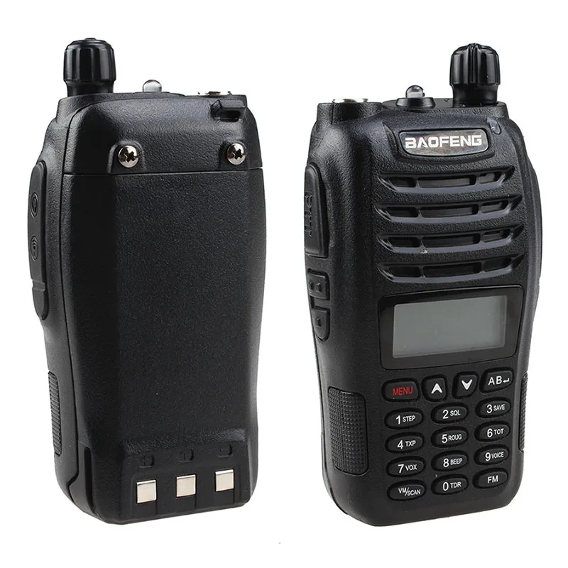 2 шт. Baofeng UV B6 профессиональная рация двухдиапазонный VHF UHF фонарик дальний