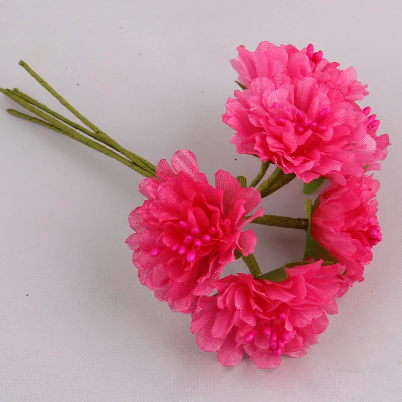 72 шт. 4 см шелковая ткань ручной работы искусственные цветы для скрапбукинга|flowers