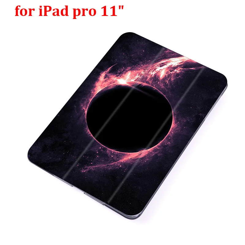 for pro 11 inch Чехол-книжка для iPad Pro 9," 10,5" 1" 12,9" из искусственной кожи с изображением ночного неба для планшета, складной чехол-книжка - Цвет: for pro 11 inch